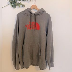The North Face Men’s Grey Hooded Sweatshirt